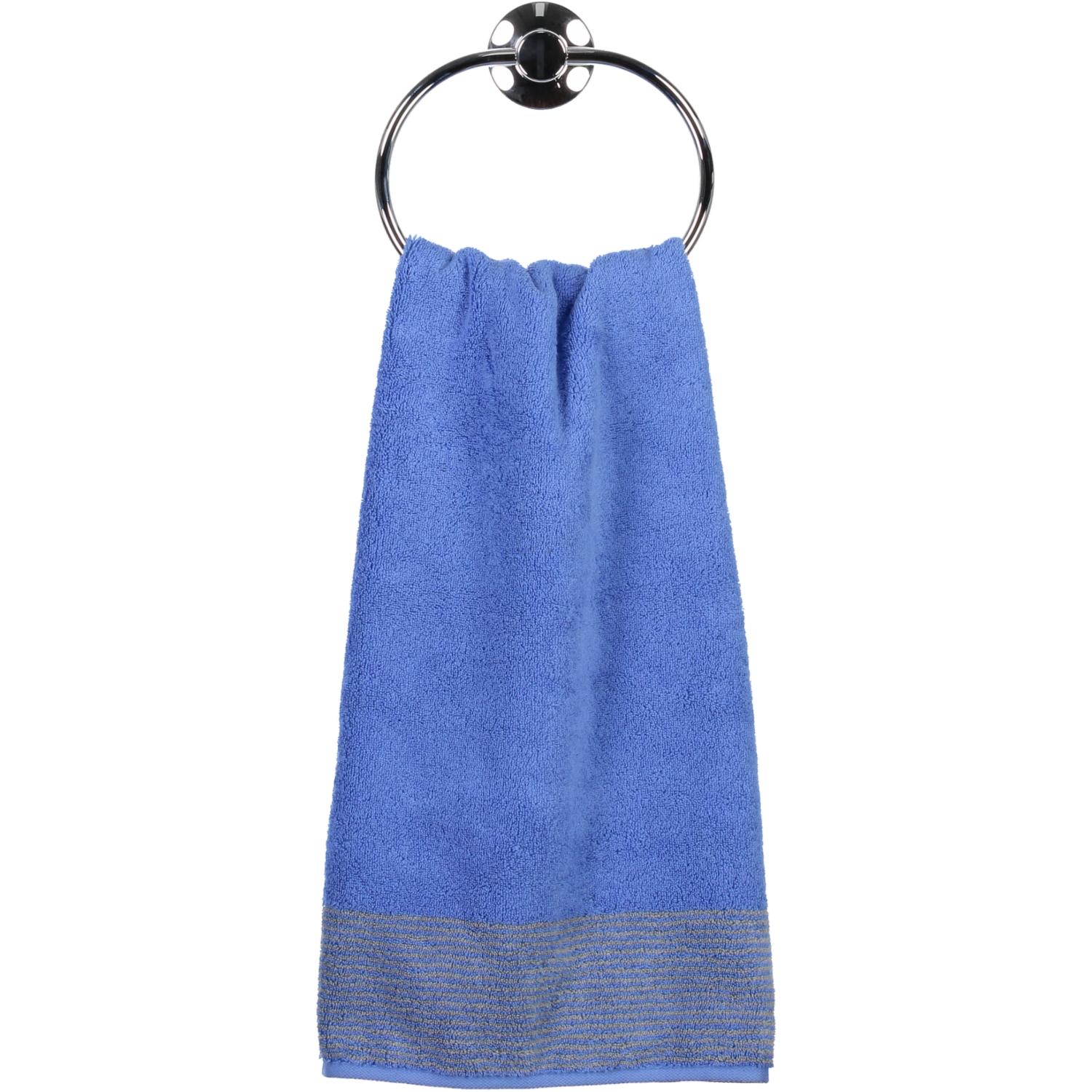 Полотенце для рук 50 х 100 см Blue Two-Tone Cawo | https://grandposuda.com.ua