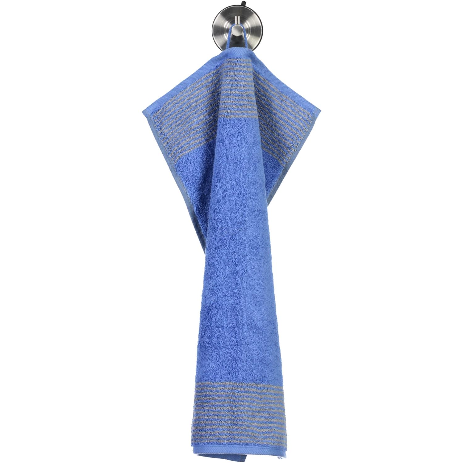 Рушник гостьовий 30 х 50 см Blue Two-Tone Cawo | https://grandposuda.com.ua