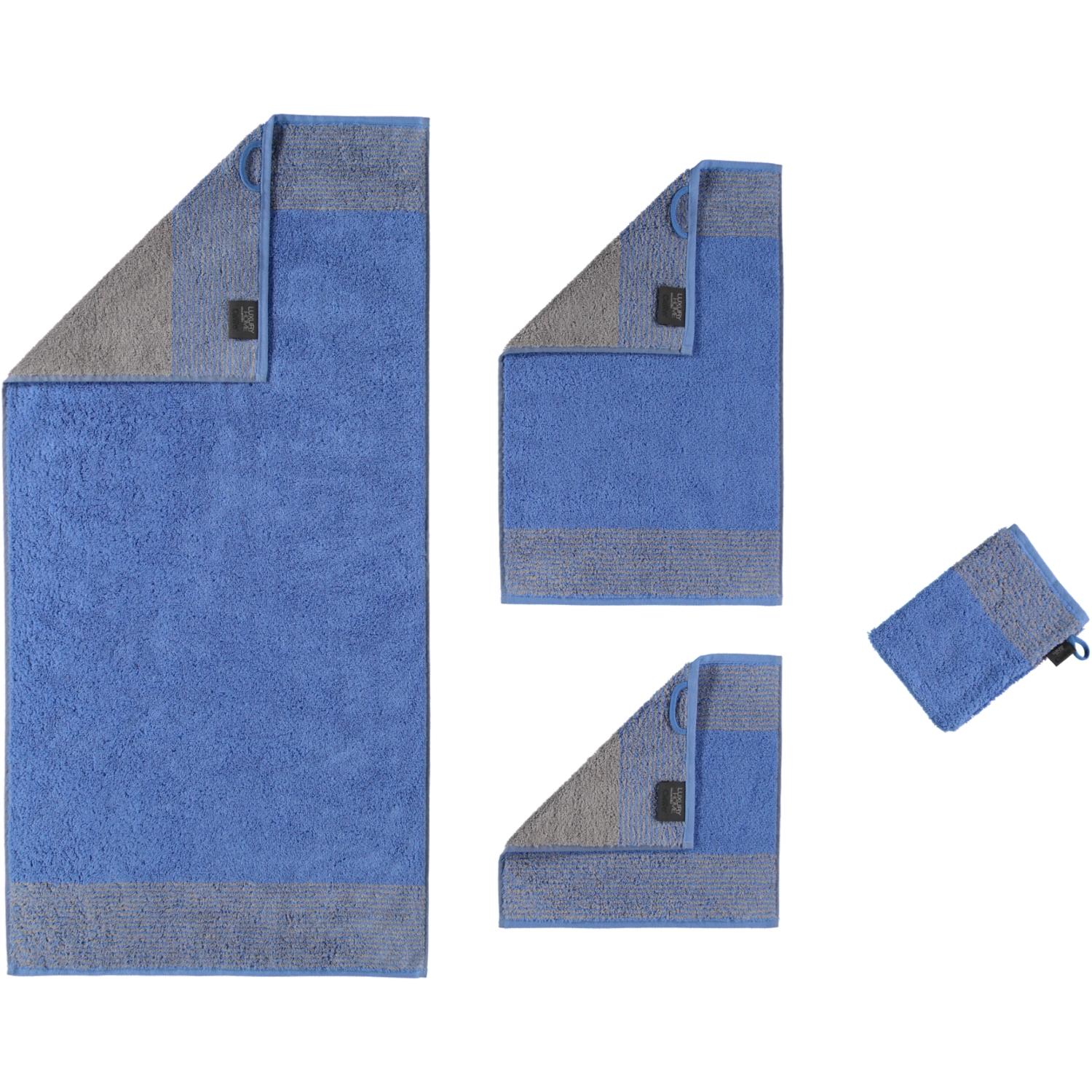 Рушник гостьовий 30 х 50 см Blue Two-Tone Cawo | https://grandposuda.com.ua