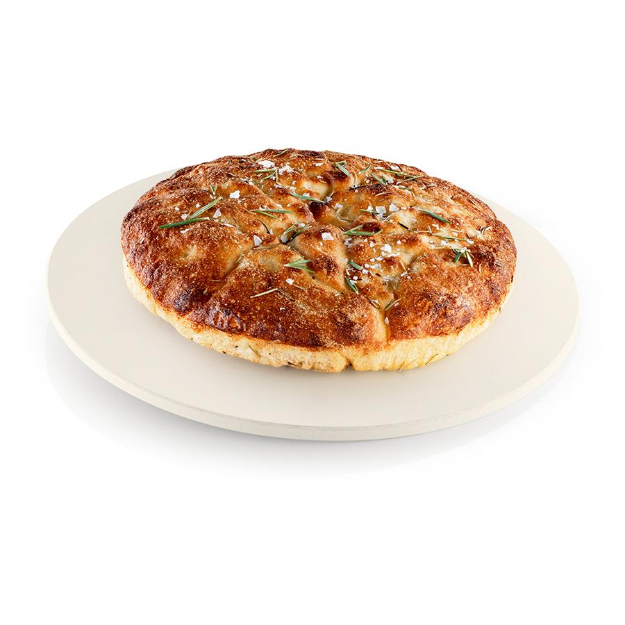 Eva Solo Противень для выпечки Ø 35,5 см белый Pizza und Brotbackstein | https://grandposuda.com.ua