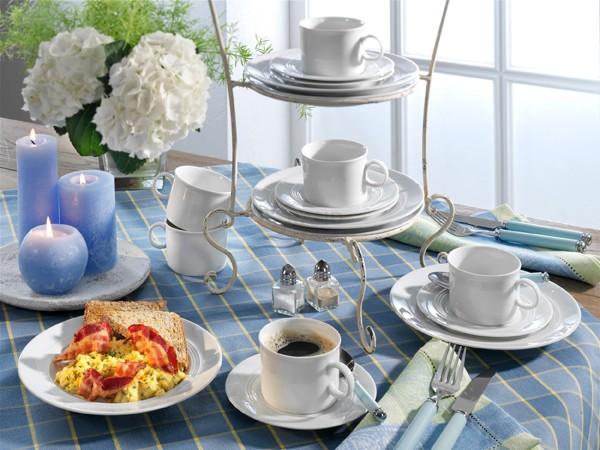 Friesland Кавовий сервіз 18 предметів, білий Jeverland | https://grandposuda.com.ua