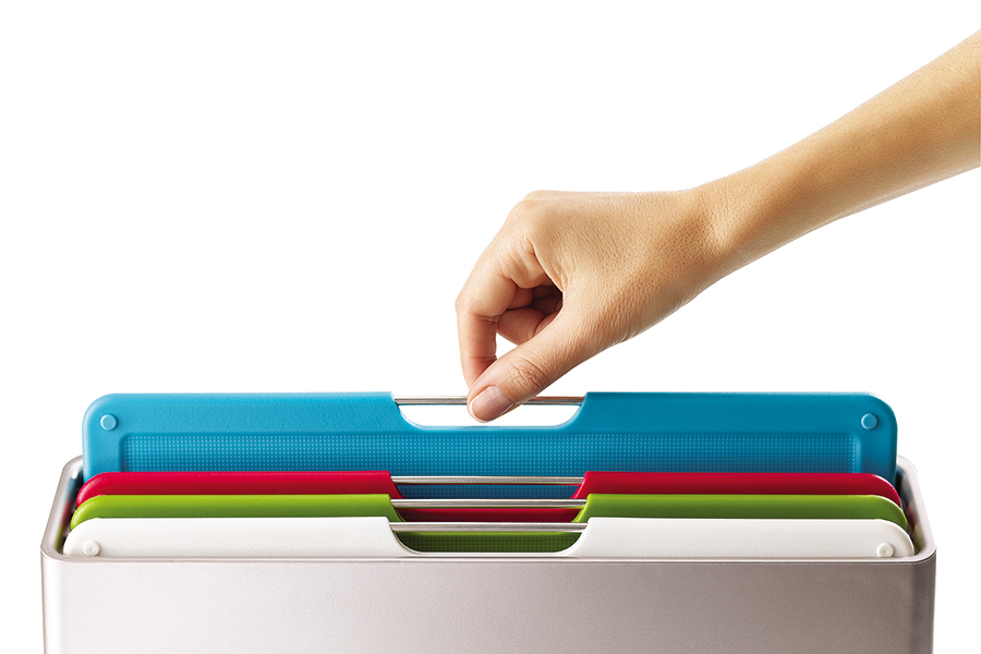 Joseph Joseph Набор разделочных досок, 7,5 х 22,2 х 32 см, серебро Folio Regular | https://grandposuda.com.ua