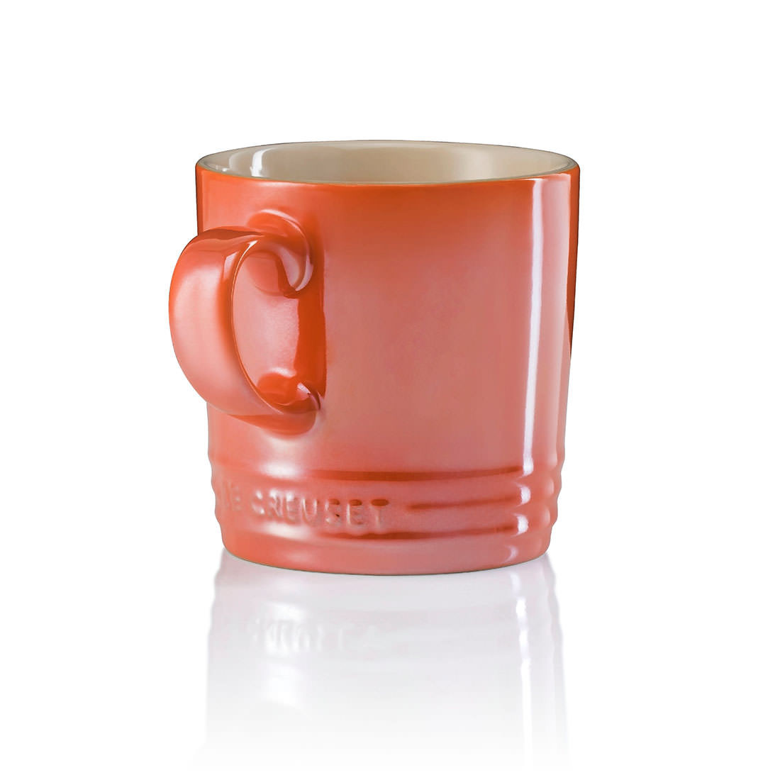 Le Creuset Кружка с ручкой 0,35 л Metallic Ofenrot | https://grandposuda.com.ua