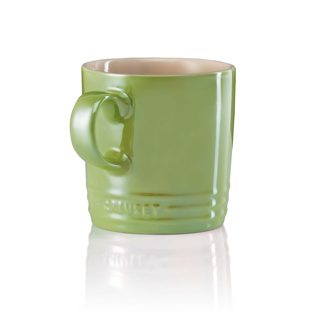 Le Creuset Кружка з ручкою 0,35 л Metallic Palm | https://grandposuda.com.ua