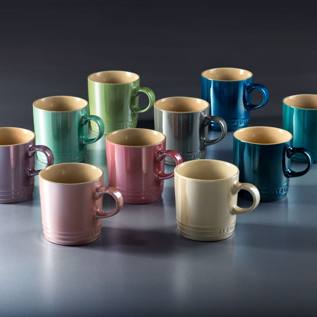 Le Creuset Кружка 350 мл, серая Ombré | https://grandposuda.com.ua