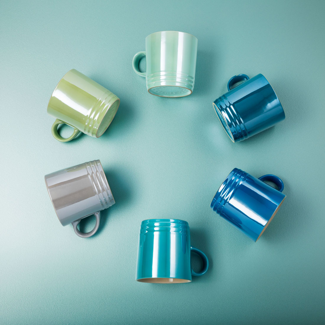 Le Creuset Кружка 350 мл, серая Ombré | https://grandposuda.com.ua