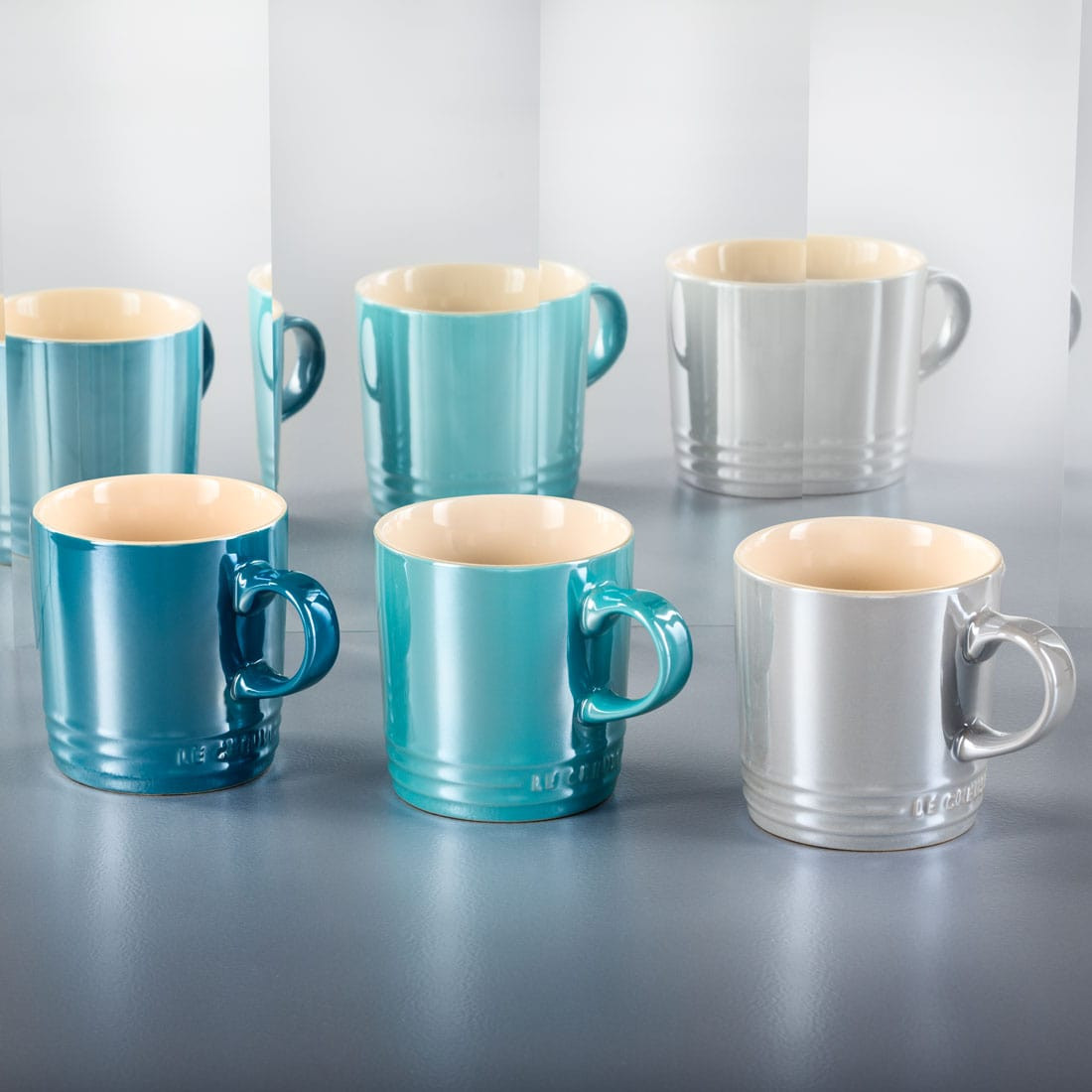 Le Creuset Кружка 350 мл, серая Ombré | https://grandposuda.com.ua