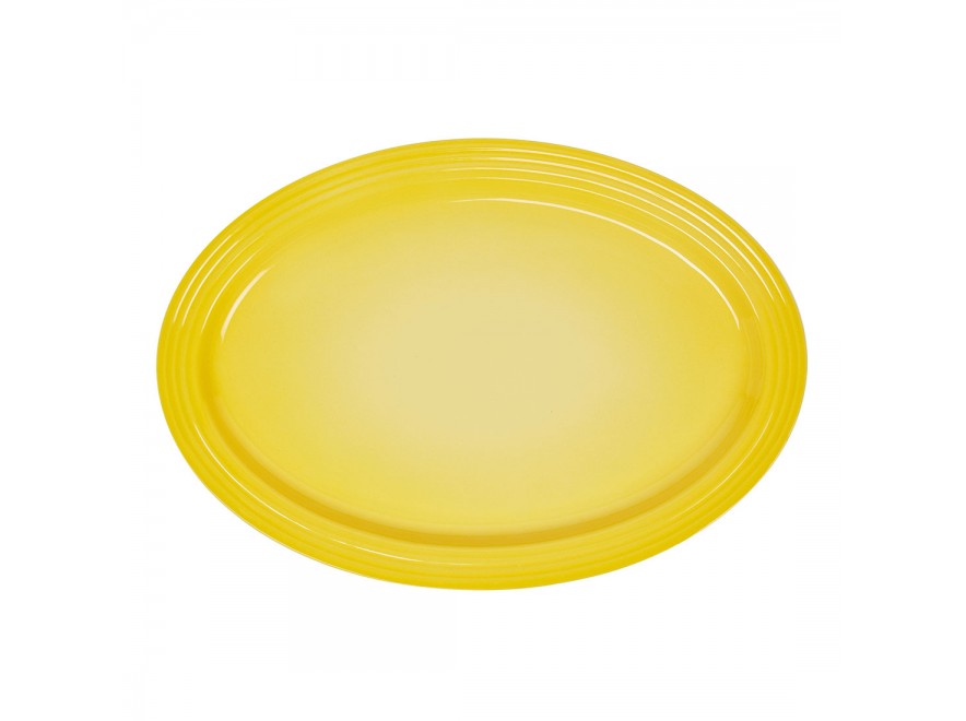 Le Creuset Блюдо сервировочное овальное 46 см, желтое Citrus | https://grandposuda.com.ua