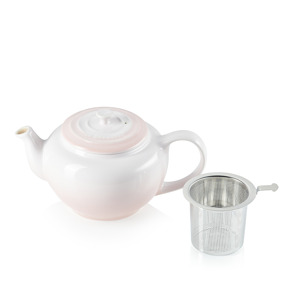 Le Creuset Заварник 1,3 л Shell Pink | https://grandposuda.com.ua