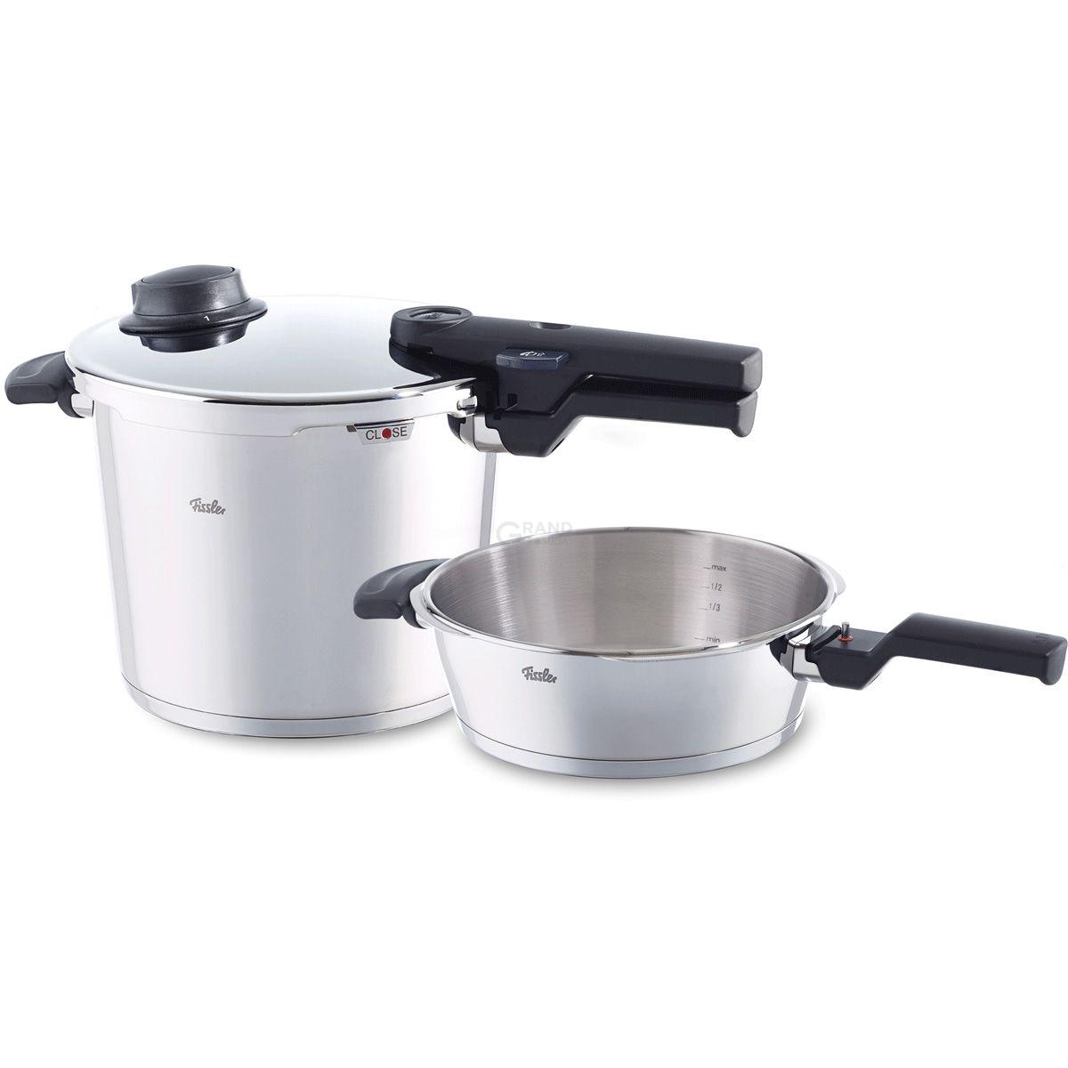 Fissler Набір скороварок 6 + 2,5 л, 2 предмета, Vitavit Comfort | https://grandposuda.com.ua