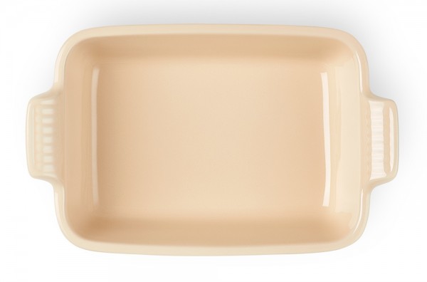 Le Creuset Блюдо для запекания 32х25 см Shell Pink | https://grandposuda.com.ua