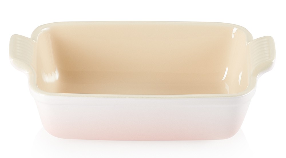 Le Creuset Блюдо для запекания 32х25 см Shell Pink | https://grandposuda.com.ua