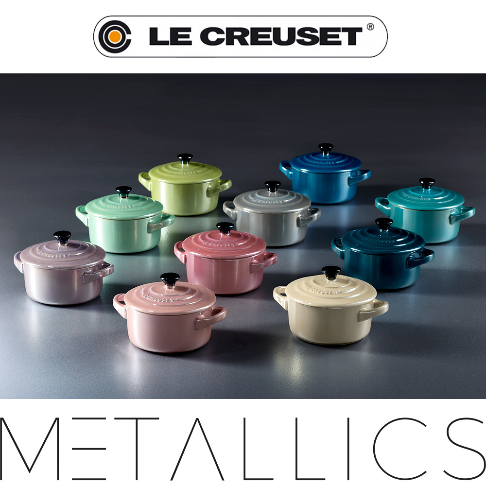 Le Creuset Каструля / жаровня з кришкою 10 см Metallic Marseille | https://grandposuda.com.ua