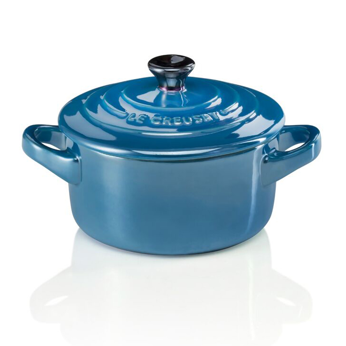 Le Creuset Каструля / жаровня з кришкою 10 см Metallic Marseille | https://grandposuda.com.ua