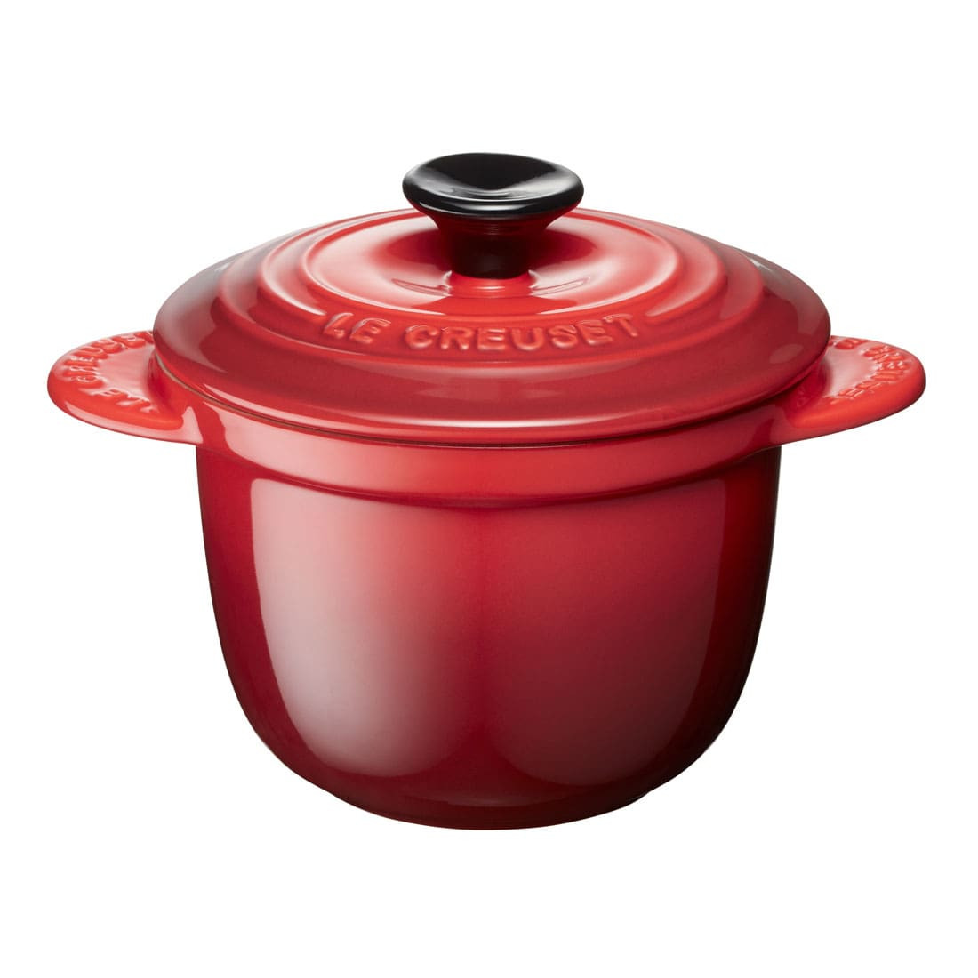 Le Creuset Мини-кокотница 13 см с крышкой, красная Every Cerise | https://grandposuda.com.ua