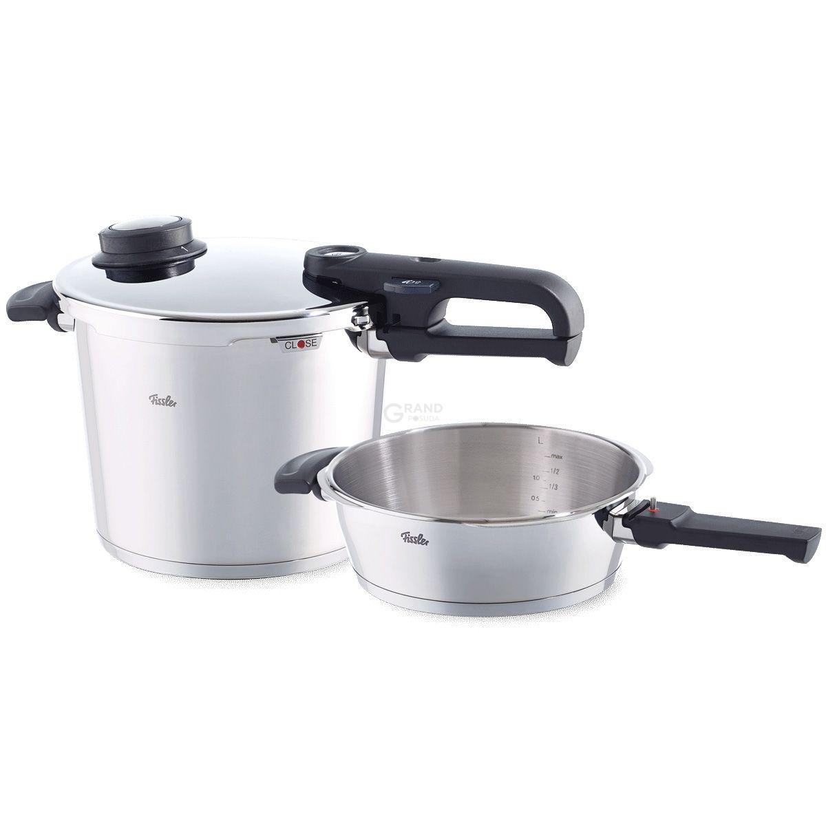 Fissler Набор скороварок, Vitavit Premium 2 предмета | https://grandposuda.com.ua