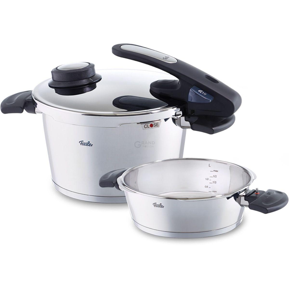 Fissler Набір скороварок 4,5 + 2,5 л, 2 предмета, Vitavit Edition Design Fissler Набір скороварок 4,5 + 2,5 л, 2 предмета, Vitavit Edition Design | https://grandposuda.com.ua