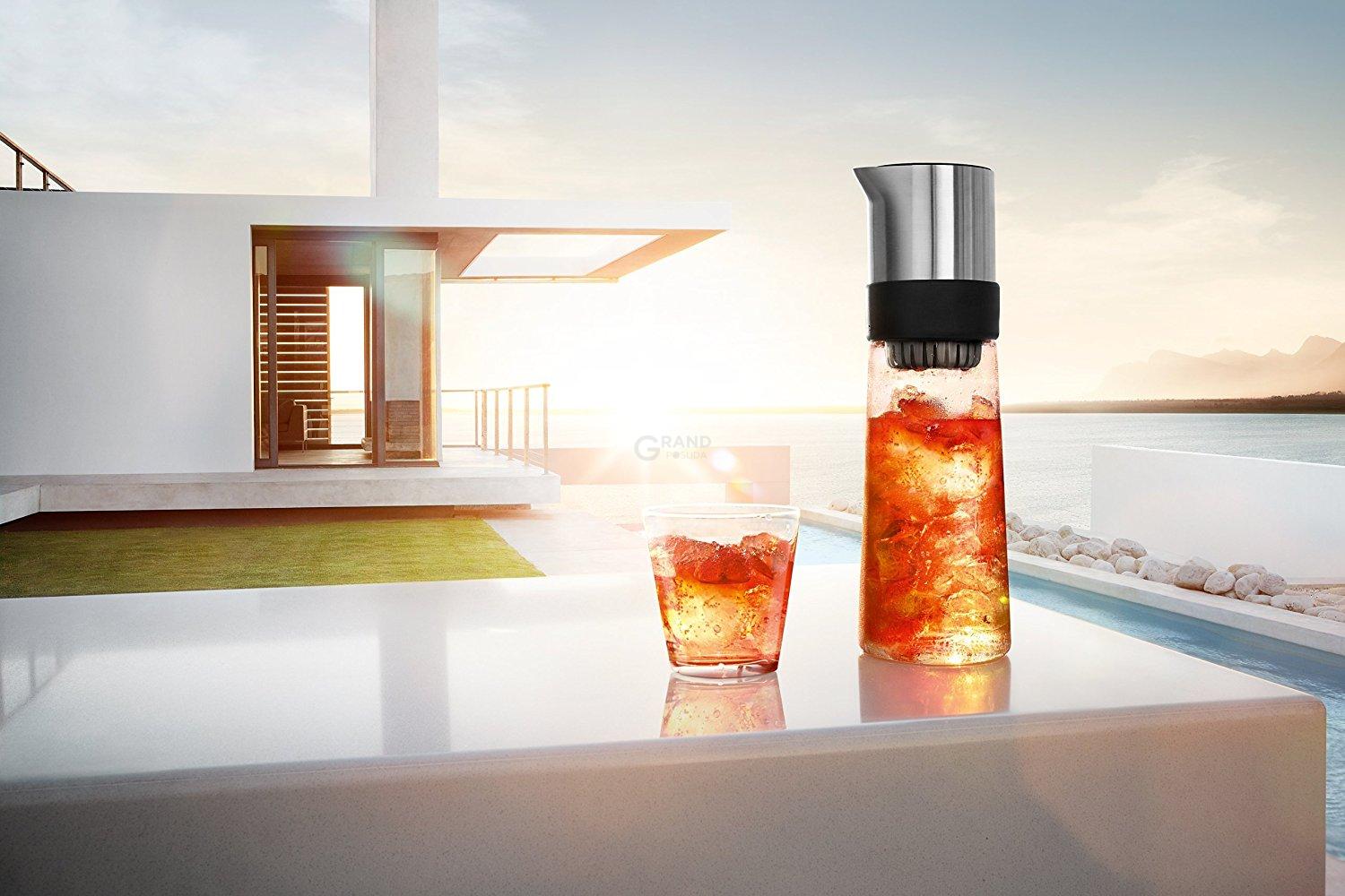 Blomus Глечик для холодного чаю 0,8 л Tea-Jay on the rocks | https://grandposuda.com.ua