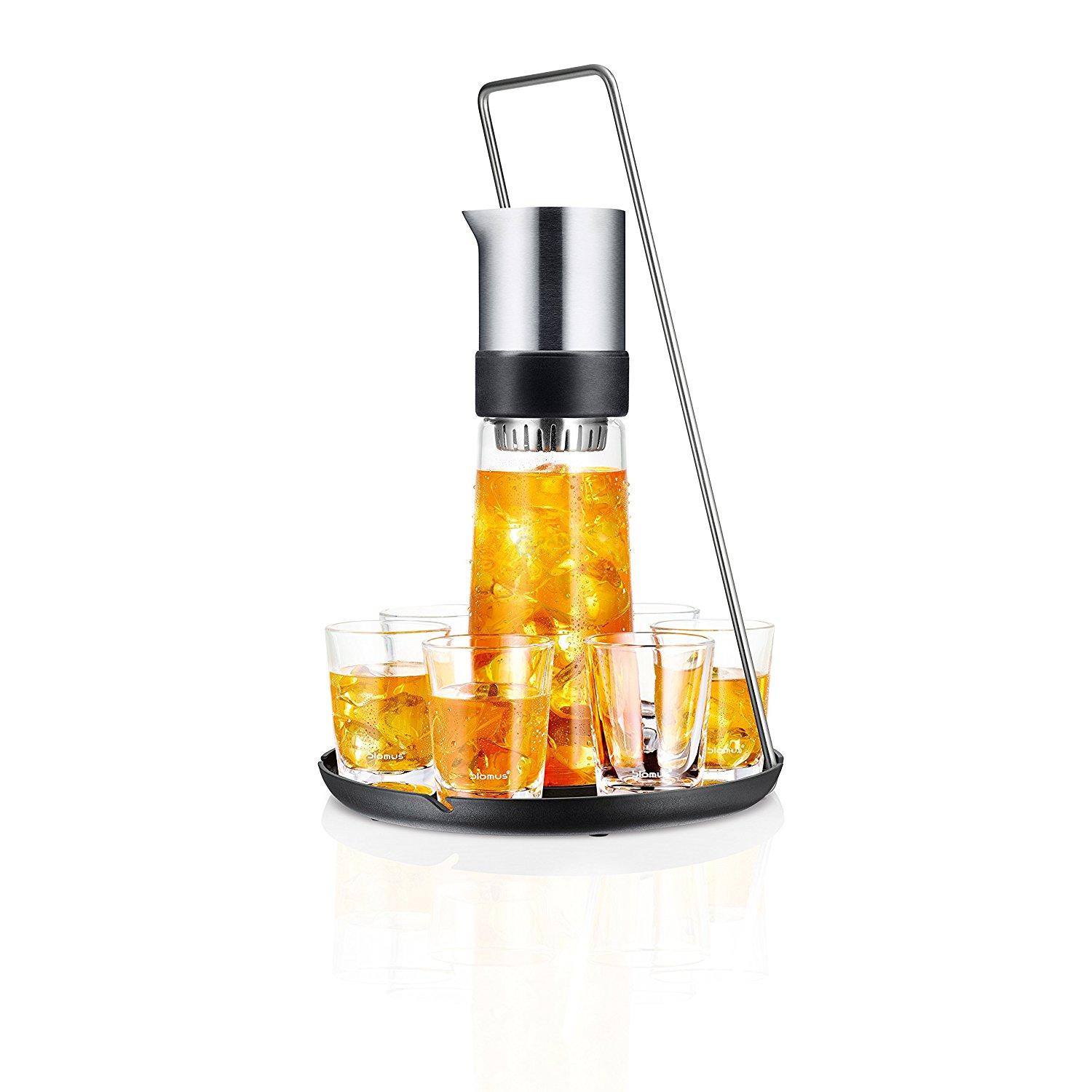 Blomus Поднос с ручкой черный Blend | https://grandposuda.com.ua