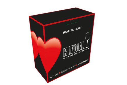 Riedel Набор бокалов Pinot Noir 770 мл 2 предмета Heart to Heart | https://grandposuda.com.ua