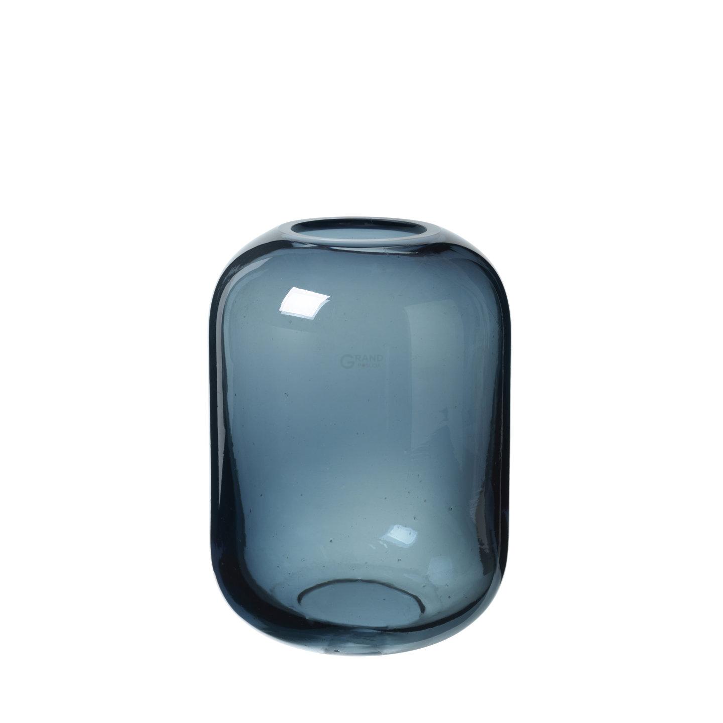 Blomus Ваза 21,5 см блакитна Ovalo | https://grandposuda.com.ua