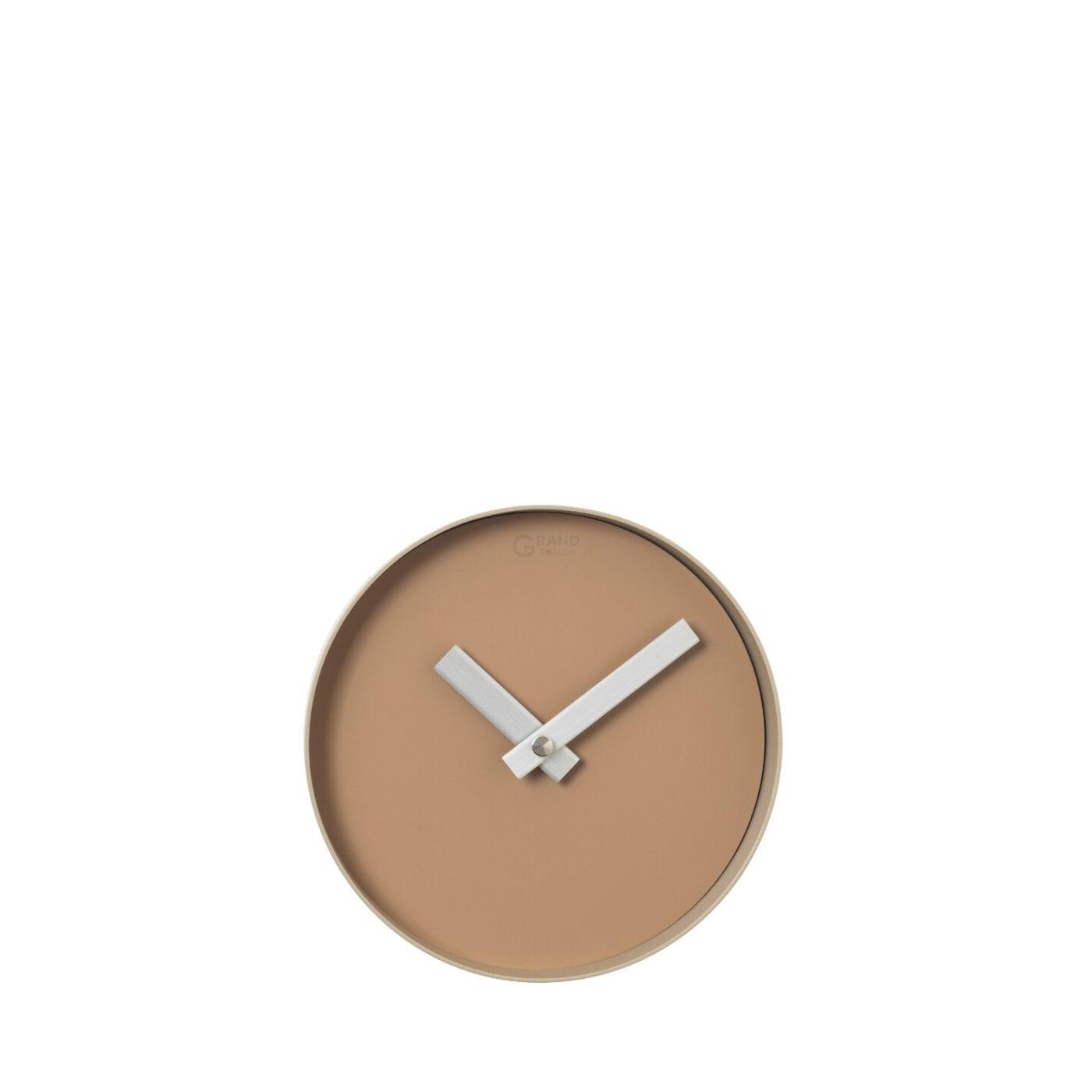 Blomus Часы настенные маленькие темно-бежевые 20 см Rim | https://grandposuda.com.ua