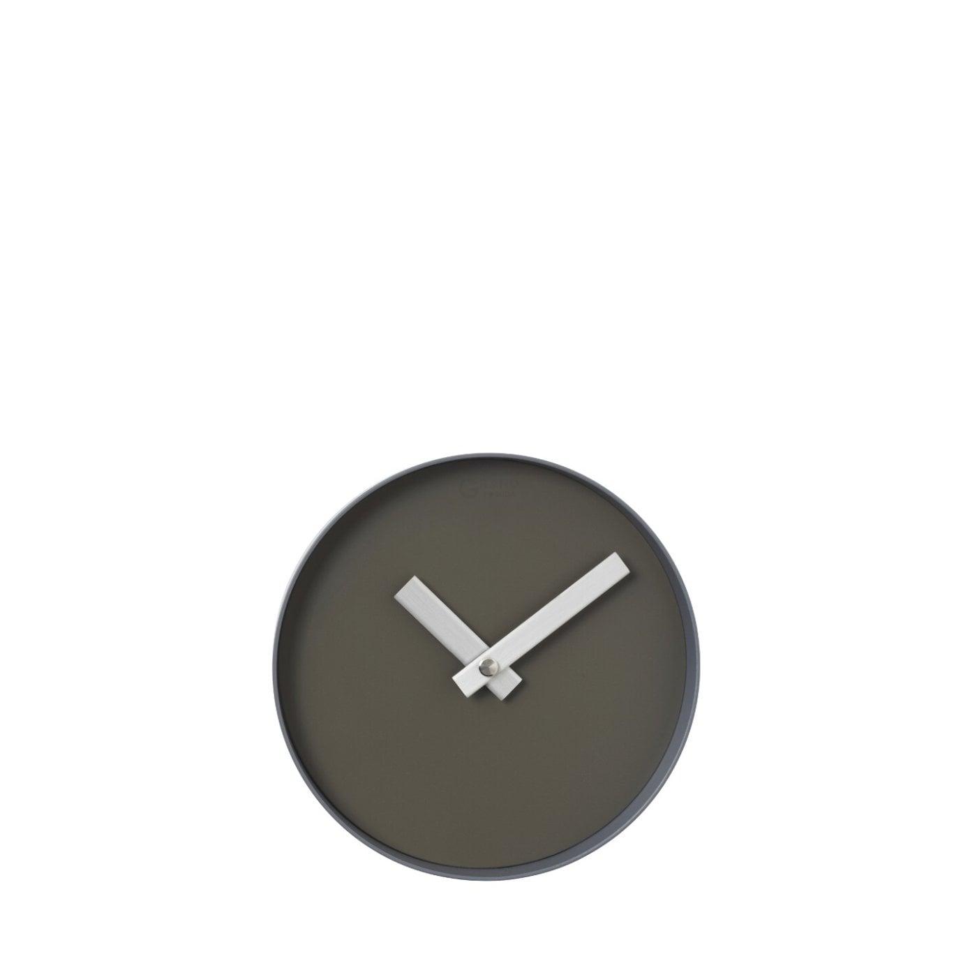 Blomus Часы настенные маленькие темно-серые 20 см Rim | https://grandposuda.com.ua