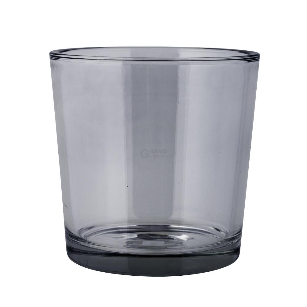 Blomus Стеклянный подсвечник 19х19 см L Smoke Nero | https://grandposuda.com.ua
