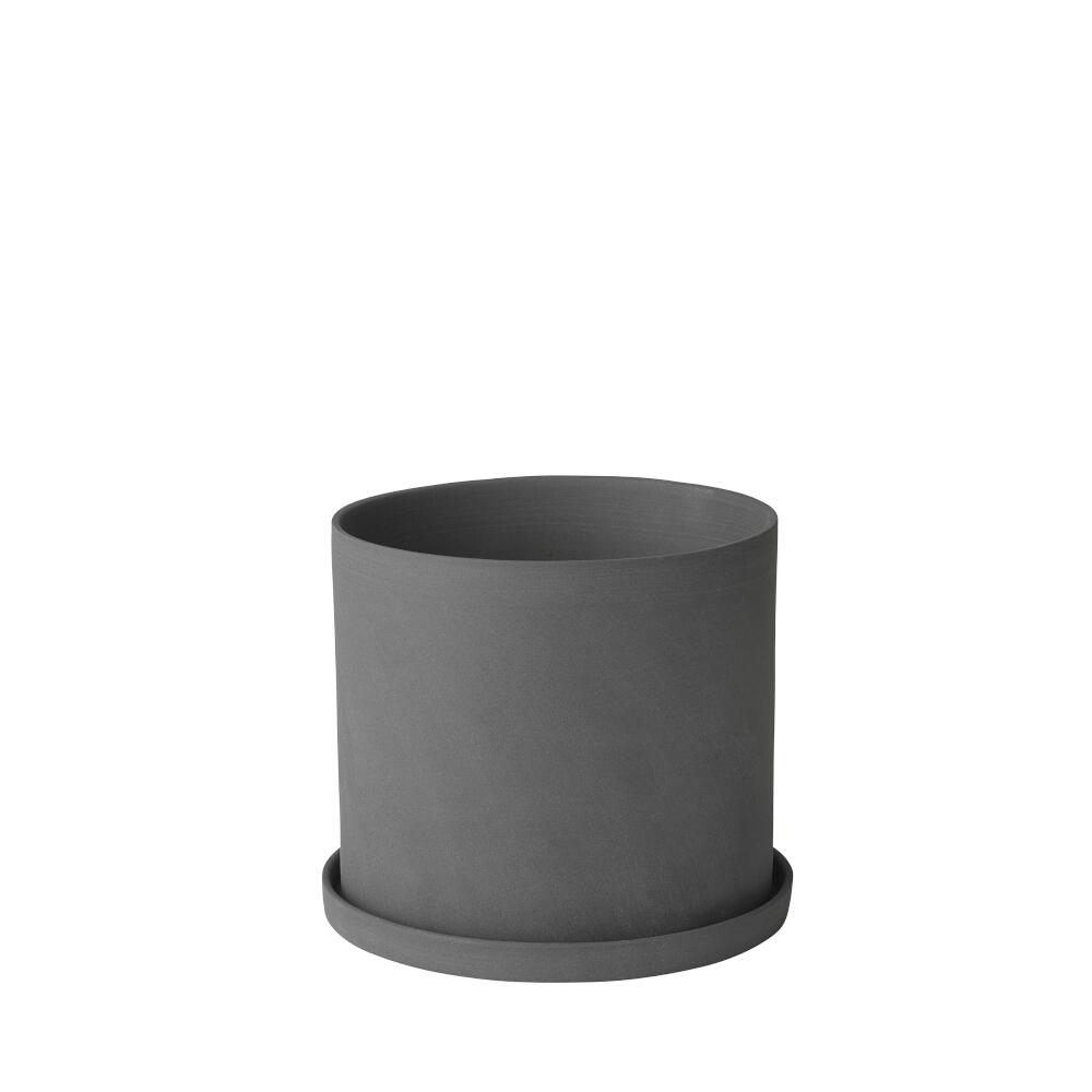 Blomus Горщик для кімнатних рослин 15х12,5 см Pewter Nona | https://grandposuda.com.ua