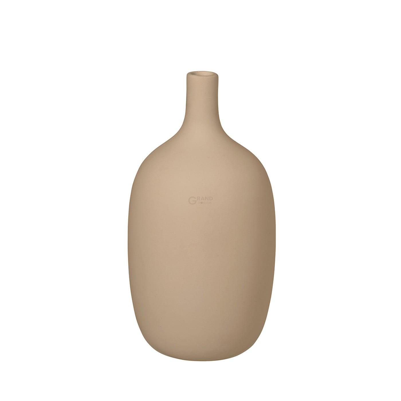 Blomus Ваза 21 см бежевая Ceola | https://grandposuda.com.ua
