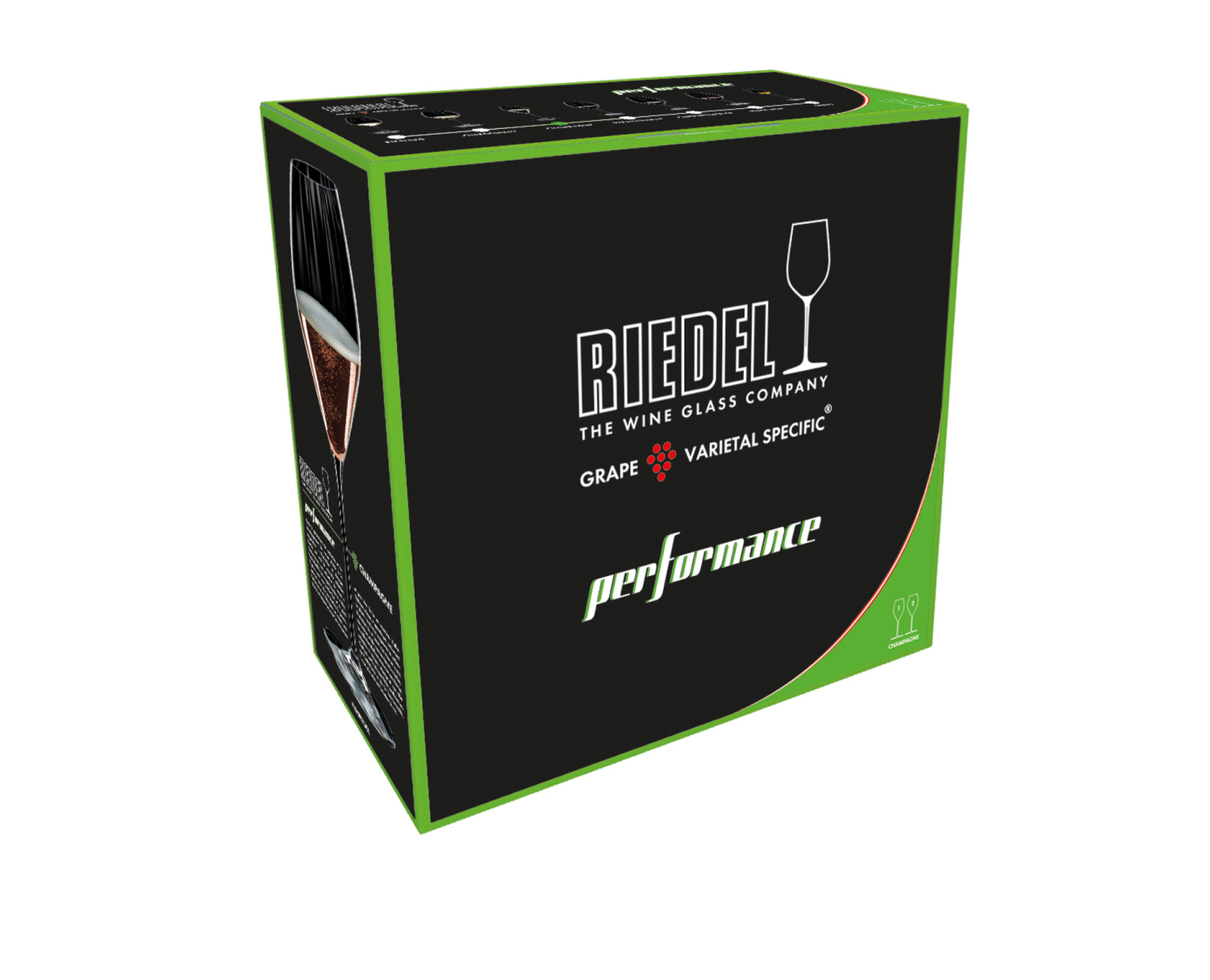 Riedel Набор фужеров для шампанского 375 мл 2 предмета Performance | https://grandposuda.com.ua