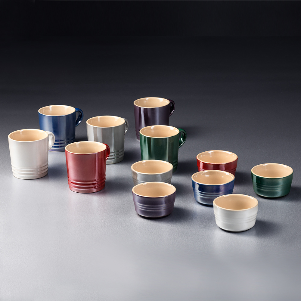 Le Creuset Набор из 4 кружек 350 мл Metallics | https://grandposuda.com.ua