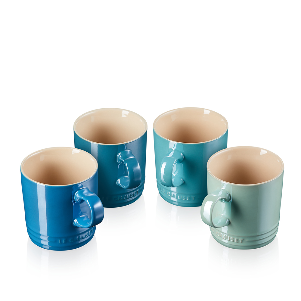 Le Creuset Набор из 4 кружек 350 мл Metallics | https://grandposuda.com.ua