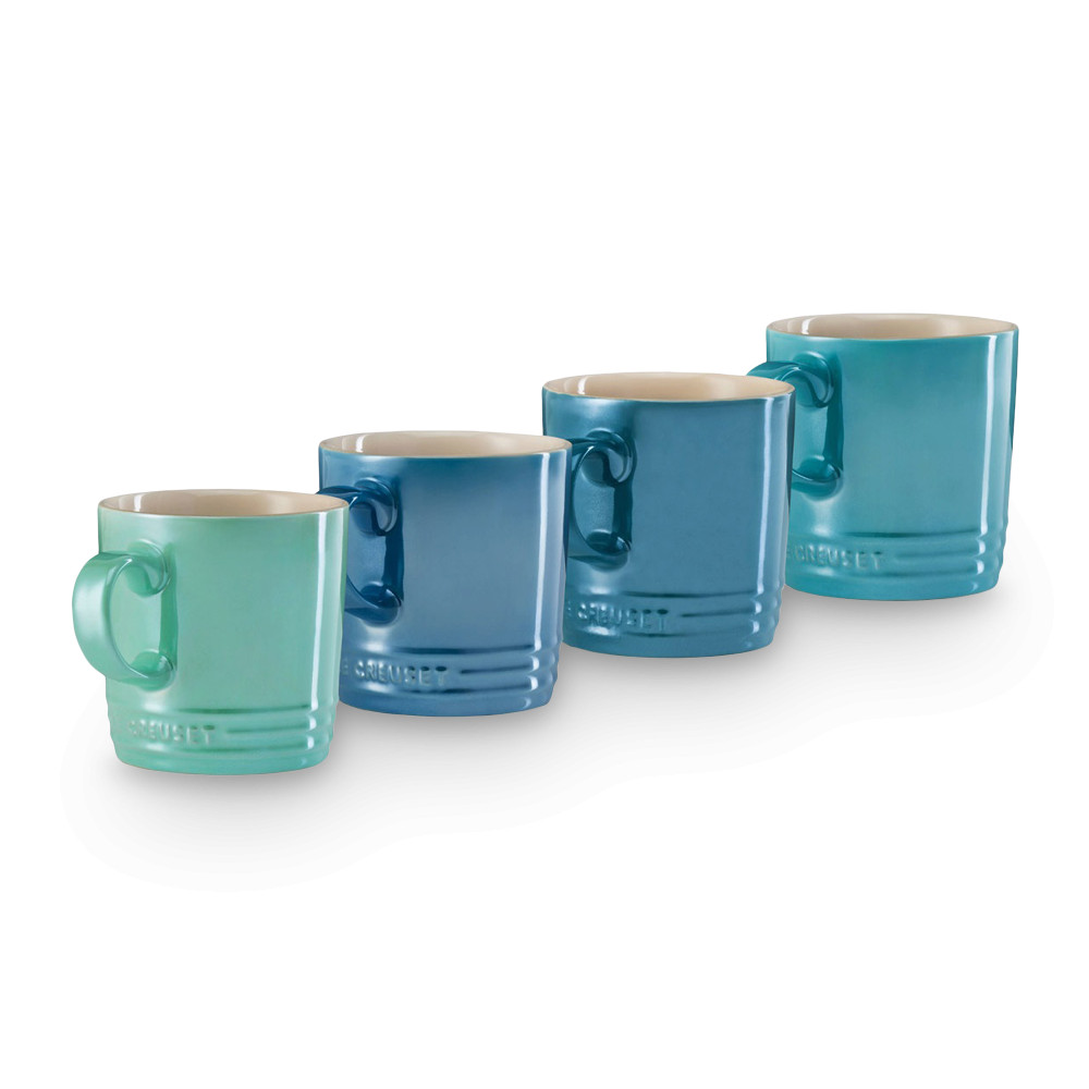 Le Creuset Набор из 4 кружек 350 мл Metallics | https://grandposuda.com.ua