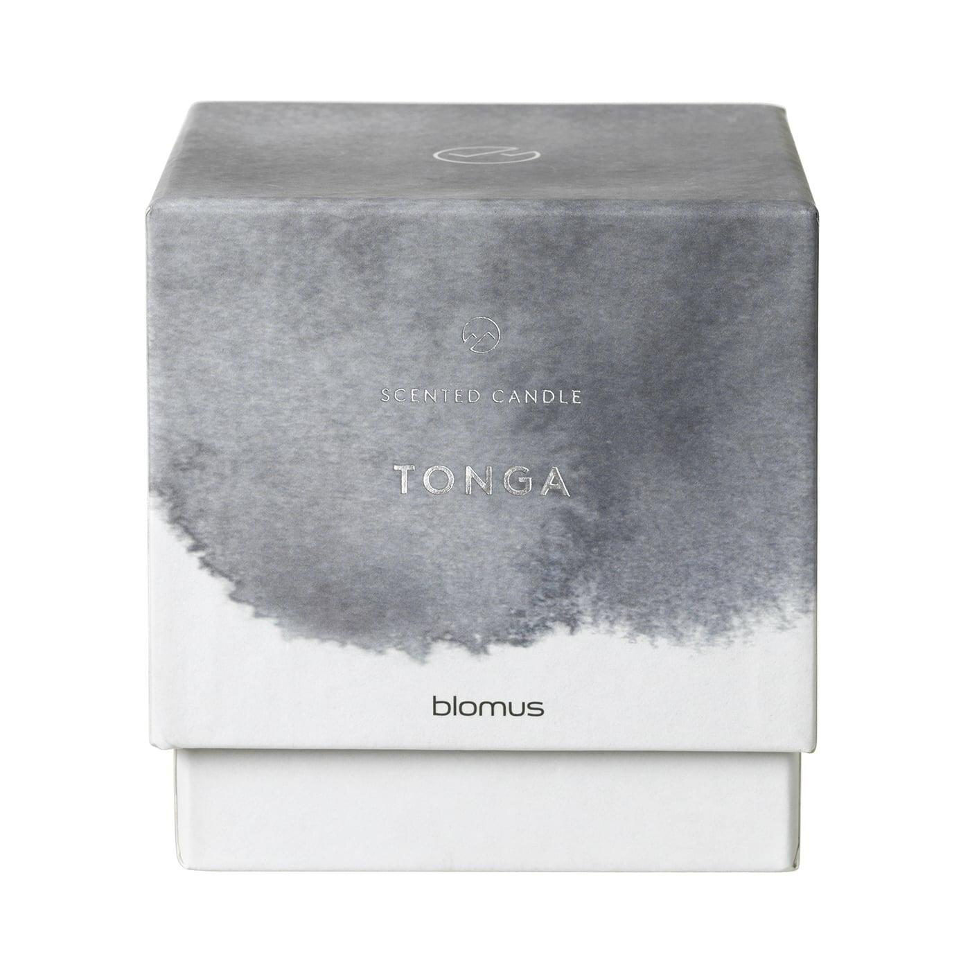 Blomus Свічка ароматична 10x11 см Tonga Marble sharkskin Frable | https://grandposuda.com.ua
