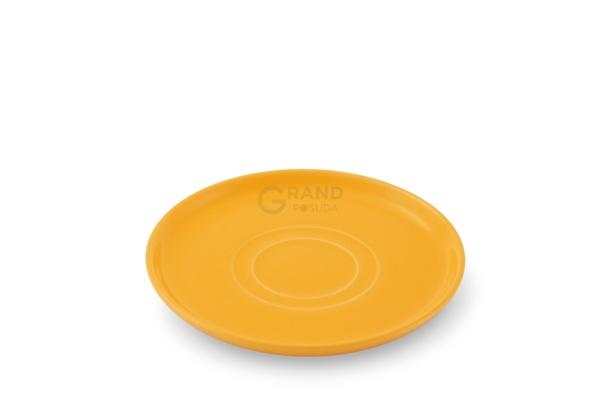 Friesland Набір блюдець 15 см, 4 предмета, жовтий Happymix | https://grandposuda.com.ua