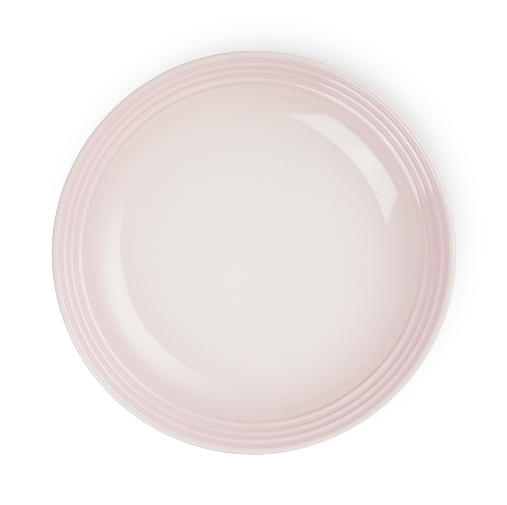 Le Creuset Тарілка для пасти / супу 22 см Shell Pink | https://grandposuda.com.ua