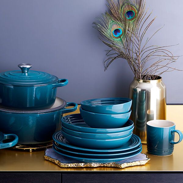 Le Creuset Пиала для мюсли 16,2 см лазурь Deep Teal | https://grandposuda.com.ua