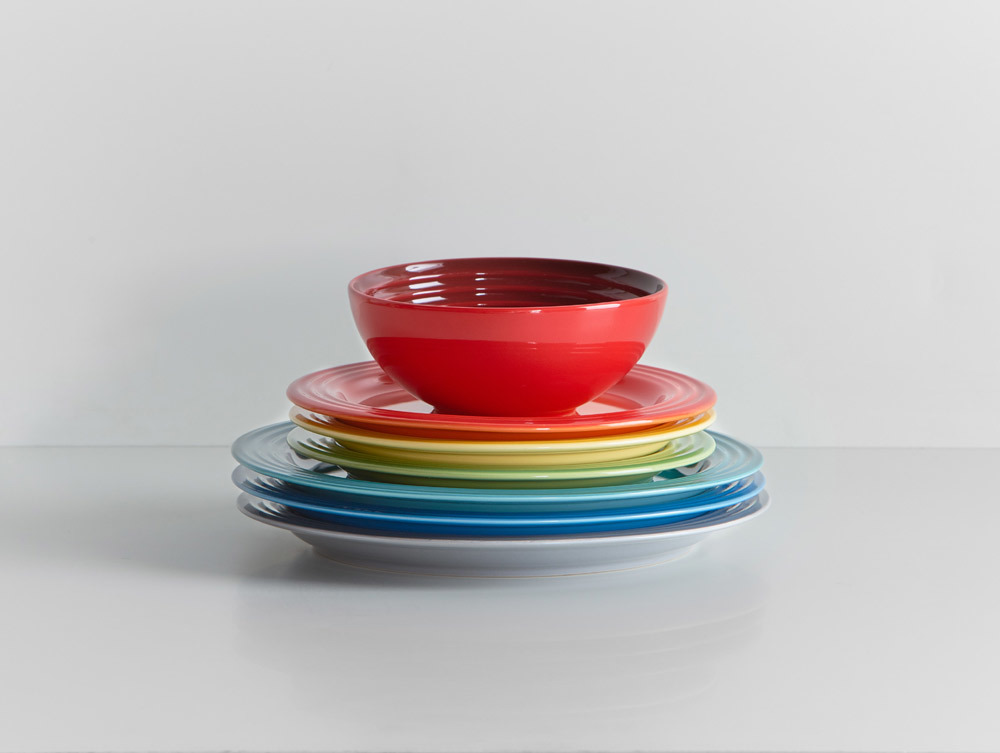 Le Creuset Тарелка для завтрака 22 см Cerise | https://grandposuda.com.ua