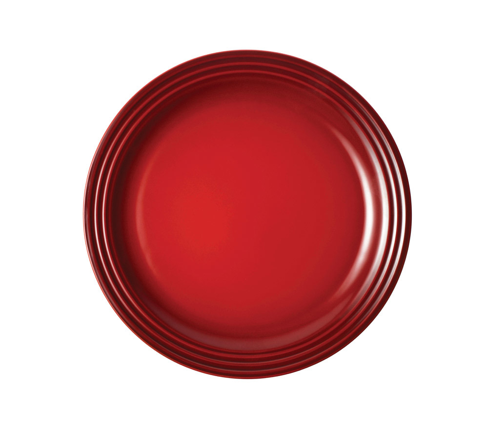 Le Creuset Тарелка для завтрака 22 см Cerise | https://grandposuda.com.ua