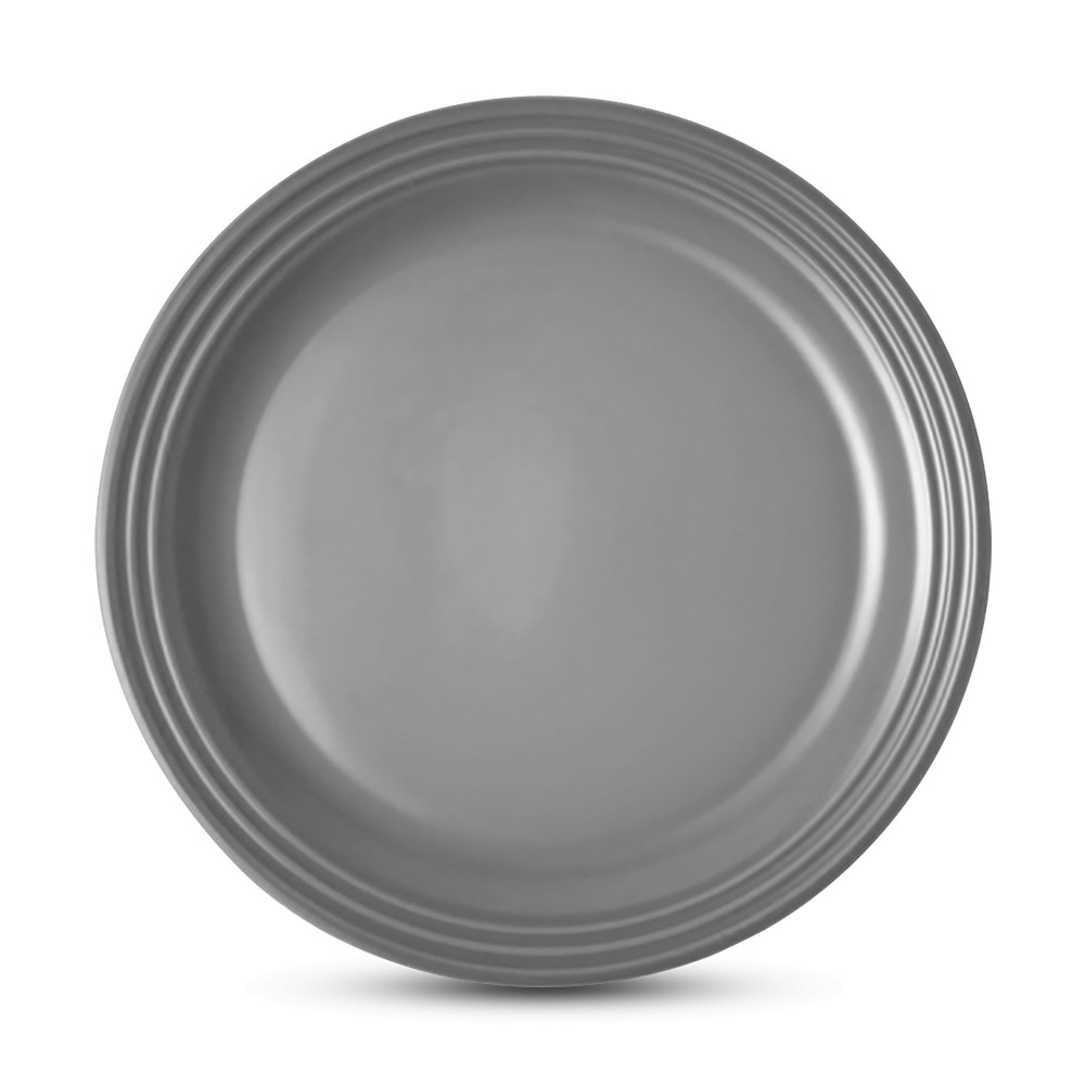 Le Creuset Тарелка для завтрака 21,8 см дымчато-серая Mist Grey Le Creuset Тарелка для завтрака 21,8 см дымчато-серая Mist Grey | https://grandposuda.com.ua
