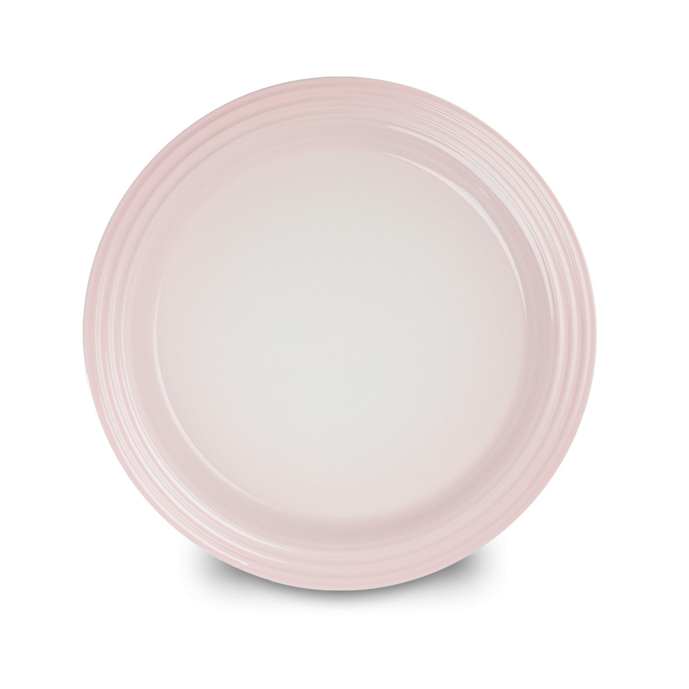 Le Creuset Тарелка для завтрака 21,8 см розовая Shell Pink | https://grandposuda.com.ua