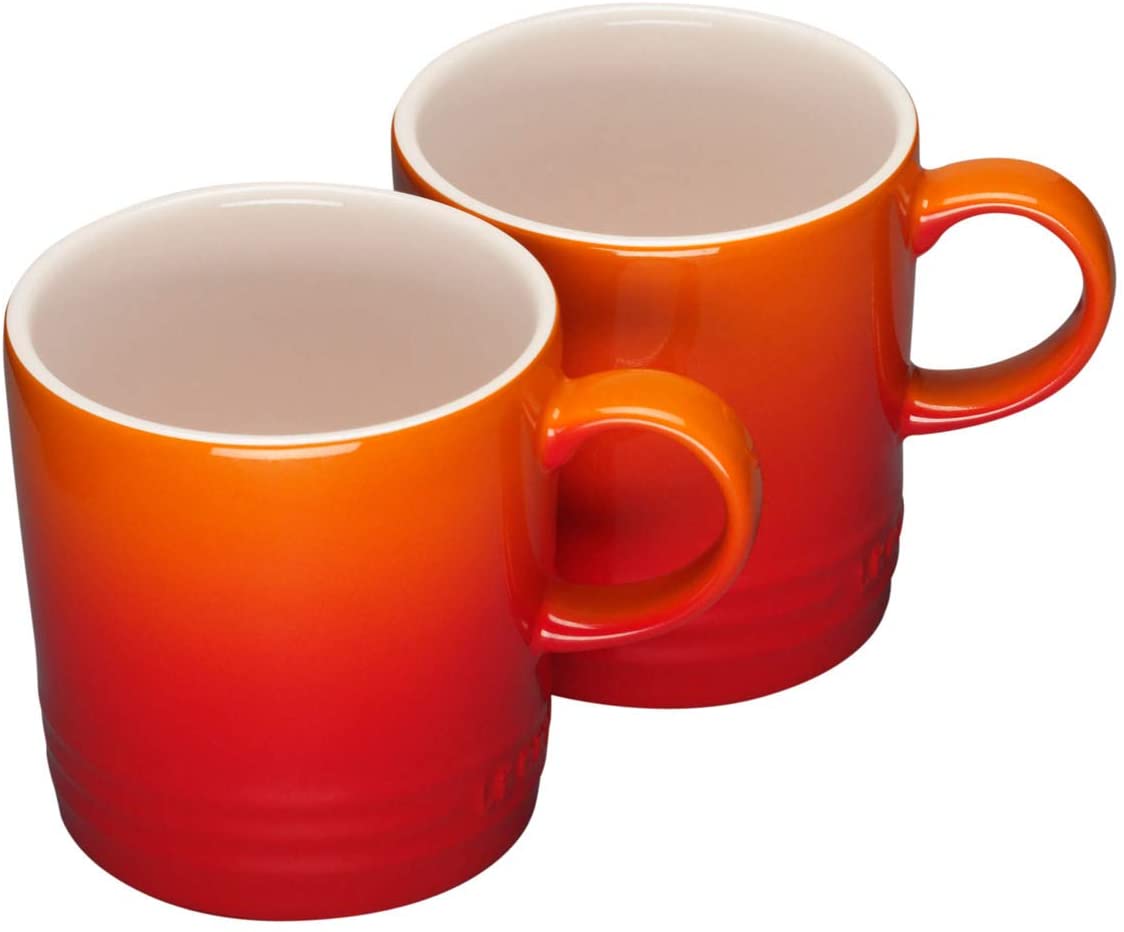 Le Creuset Кружка 350 мл оранжевая Flame | https://grandposuda.com.ua