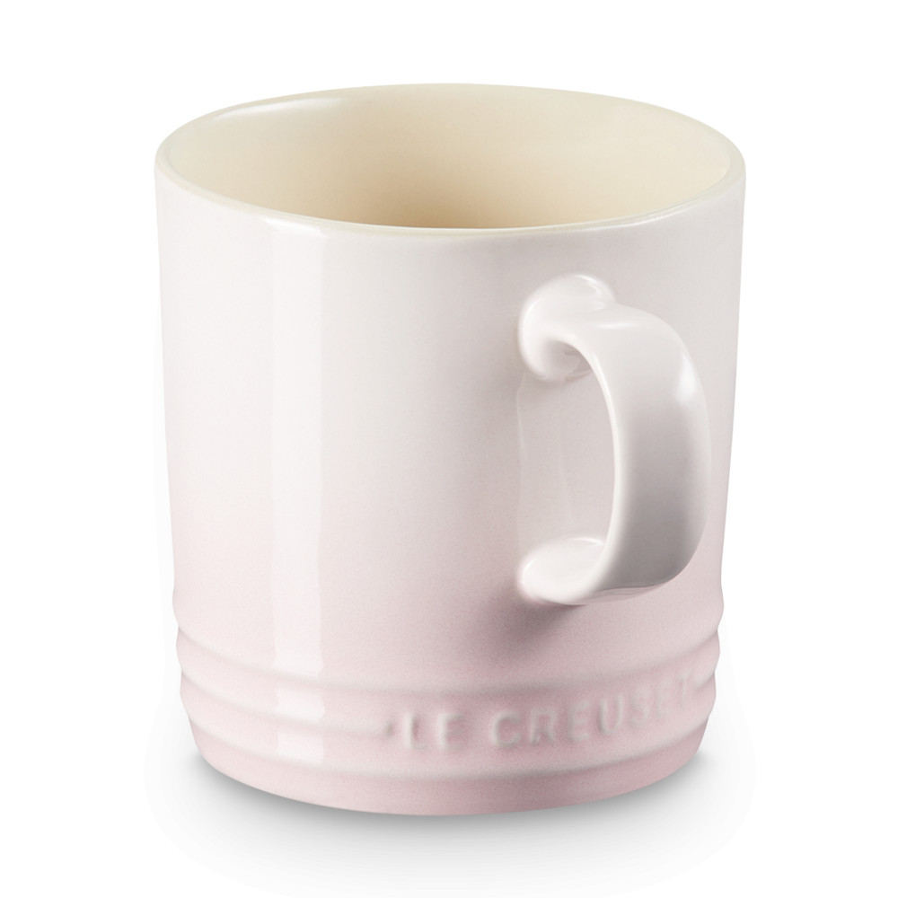 Le Creuset Кружка 350 мл рожева Shell Pink | https://grandposuda.com.ua