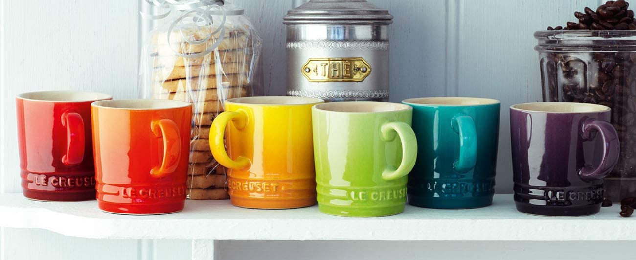 Le Creuset Кружка для капучино 200 мл оранжевая Flame | https://grandposuda.com.ua
