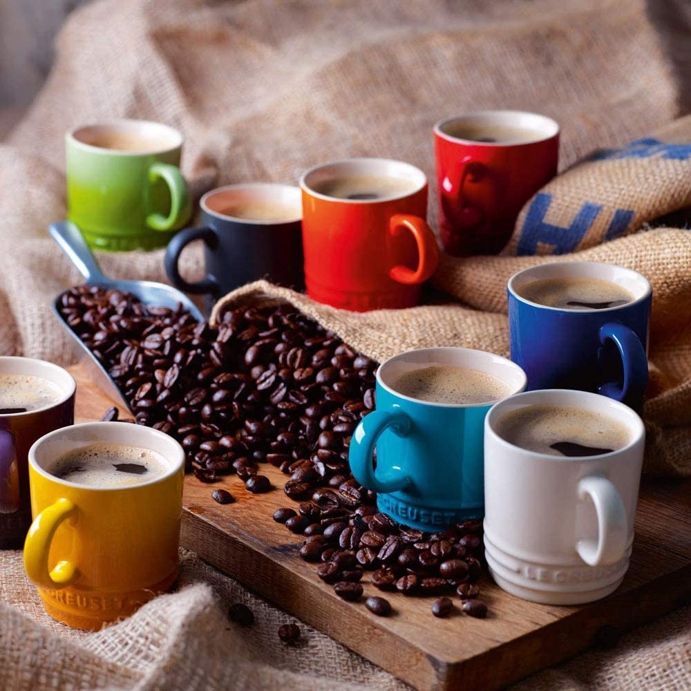 Le Creuset Кружка для капучино 200 мл оранжевая Flame | https://grandposuda.com.ua