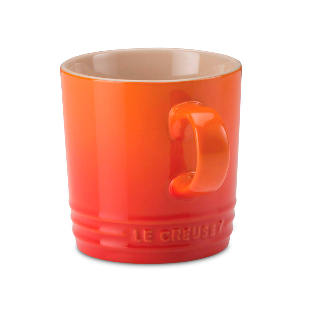 Le Creuset Кружка для капучино 200 мл оранжевая Flame | https://grandposuda.com.ua