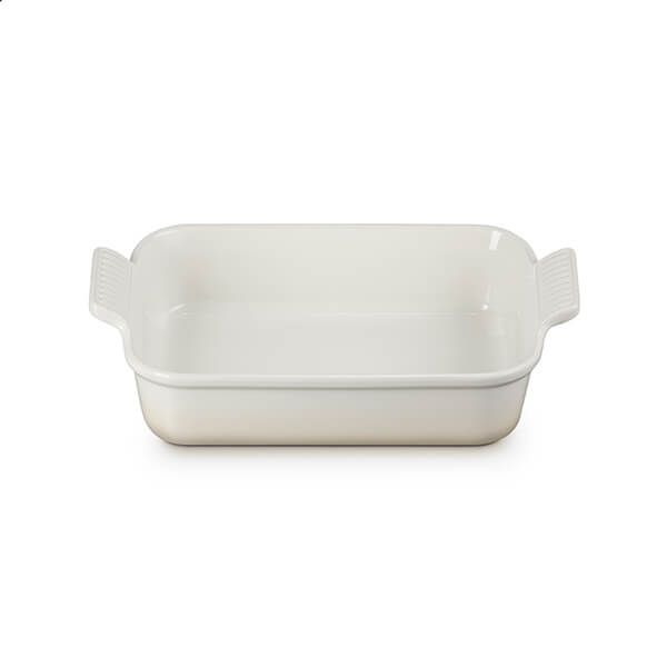 Le Creuset Форма для запекания прямоугольная Heritage 2,4 л меренга Meringue | https://grandposuda.com.ua