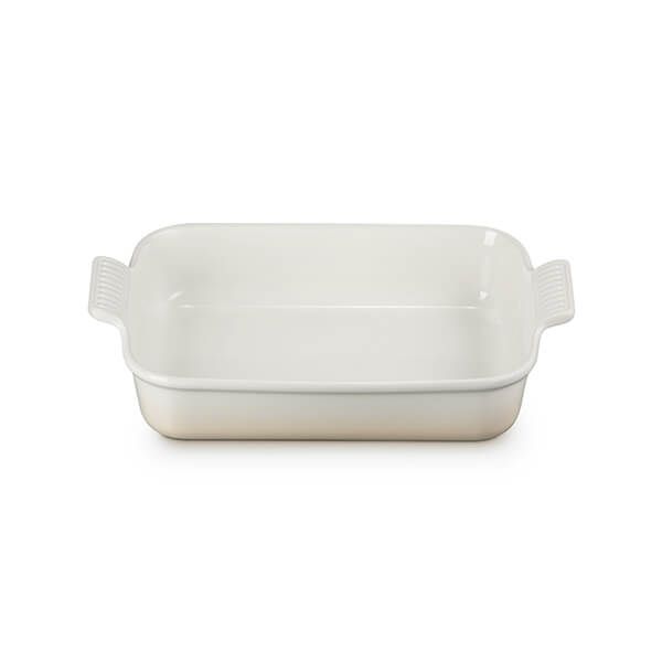 Le Creuset Форма для запекания прямоугольная Heritage 4 л меренга Meringue | https://grandposuda.com.ua