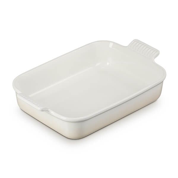 Le Creuset Форма для запекания прямоугольная Heritage 4 л меренга Meringue | https://grandposuda.com.ua